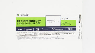 Halyard PMP-16-100C-SU Radiofrequency Single-Use Probe 16Ga x 100mm